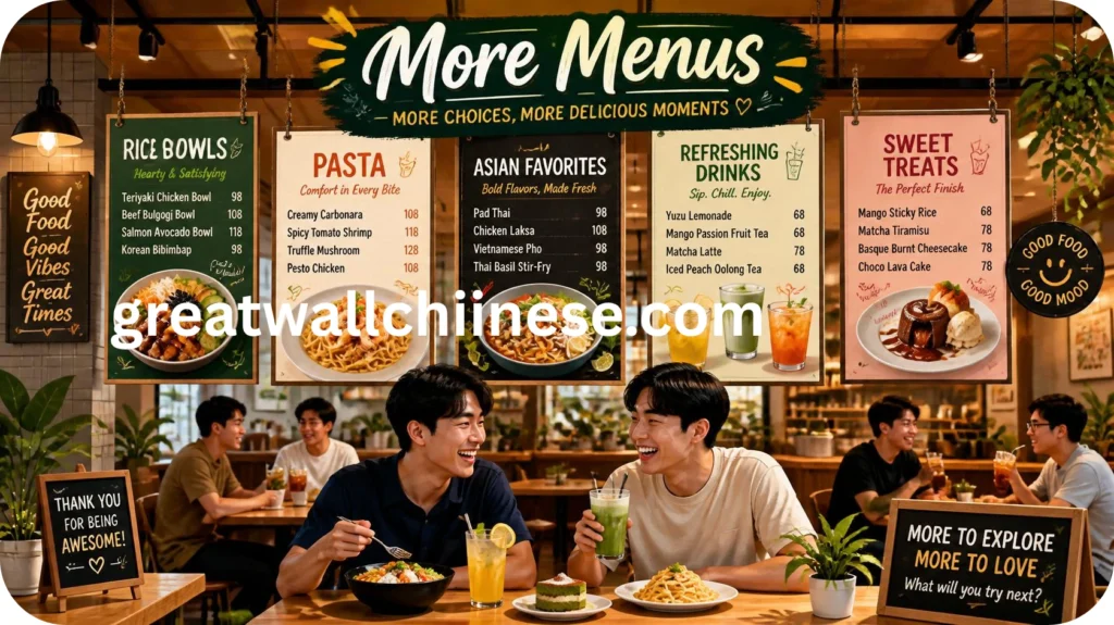 More Menus