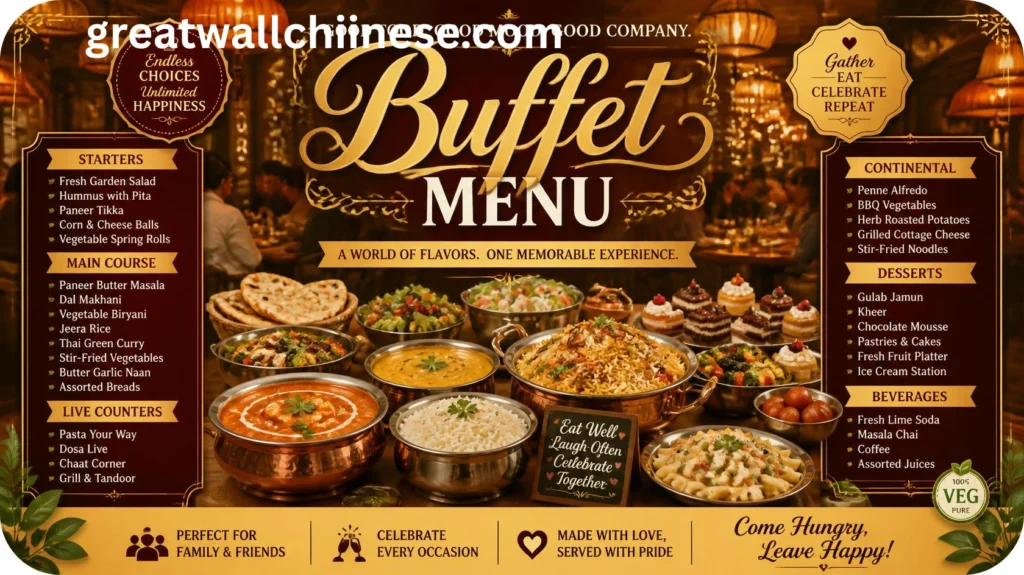 Buffet Menu