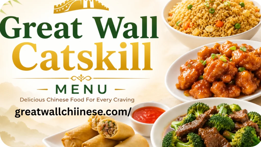 Great Wall Catskill Menu