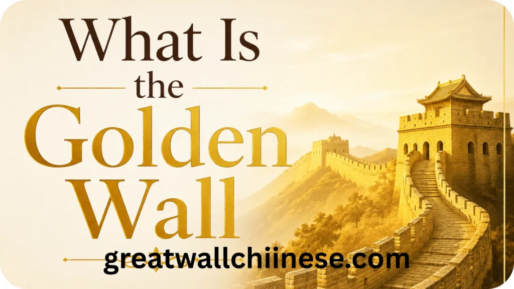 What Is the Golden Wall