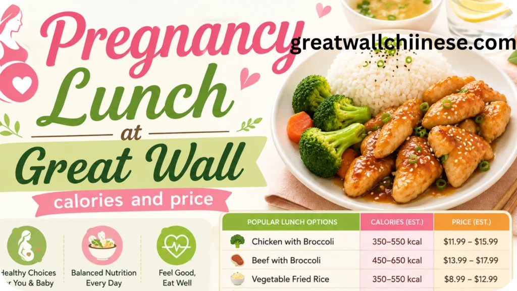 Pregnancy Lunch at Great Wall 